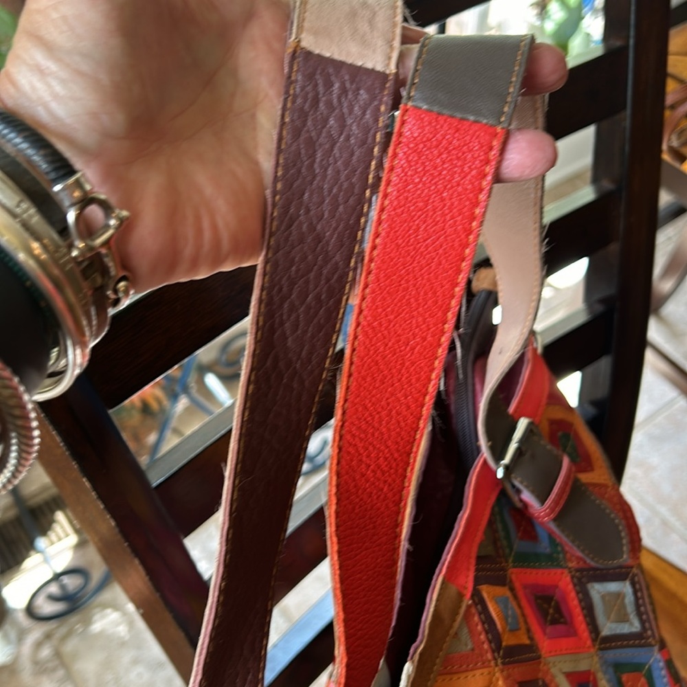 Awesome Ameri patchwork leather over size tote - Picture 3 of 14
